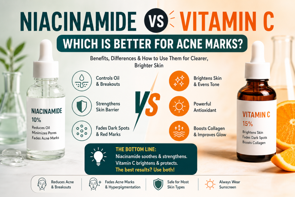 Niacinamide vs Vitamin C