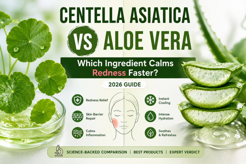 Centella Asiatica vs Aloe Vera