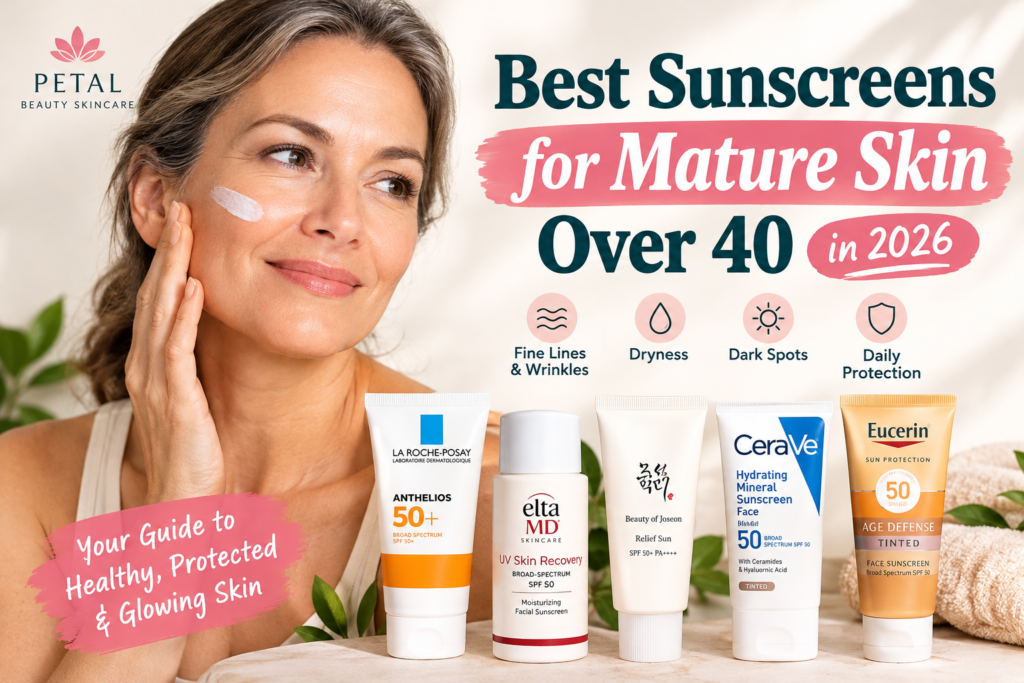 Best Sunscreens for Mature Skin Over 40 in 2026
