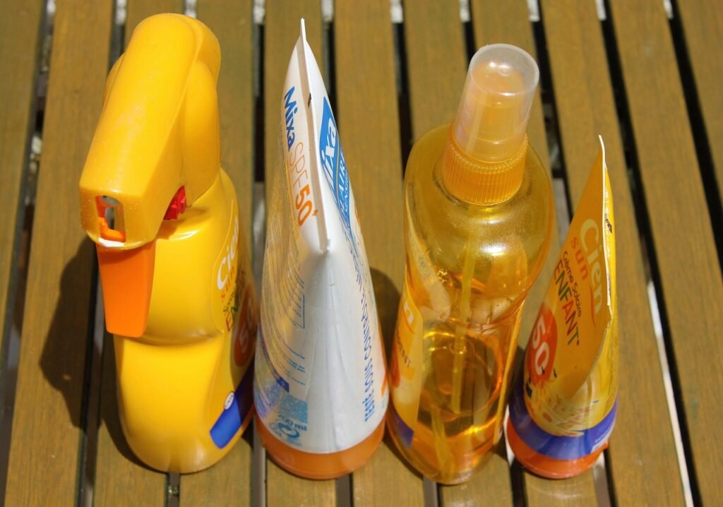 sunscreen, skincare, protection, lotion, summer, suncream, block, spf, nature, care, body, cream, holiday, skin care, bottle, sunblock, brown body, brown bottle, brown care